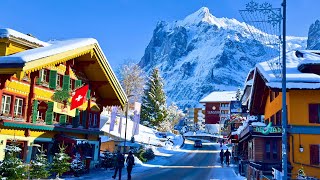 Гриндельвальд🇨🇭Волшебная деревня в Швейцарии _ Зимняя страна чудес ❄️
