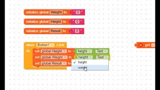 HOW TO CREATE BMI CALCULATOR APP IN KODULAR | Telugu screenshot 4