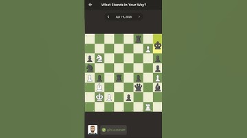 Chess Daily Puzzle April 19 2025 #chess  #dailychesspuzzle