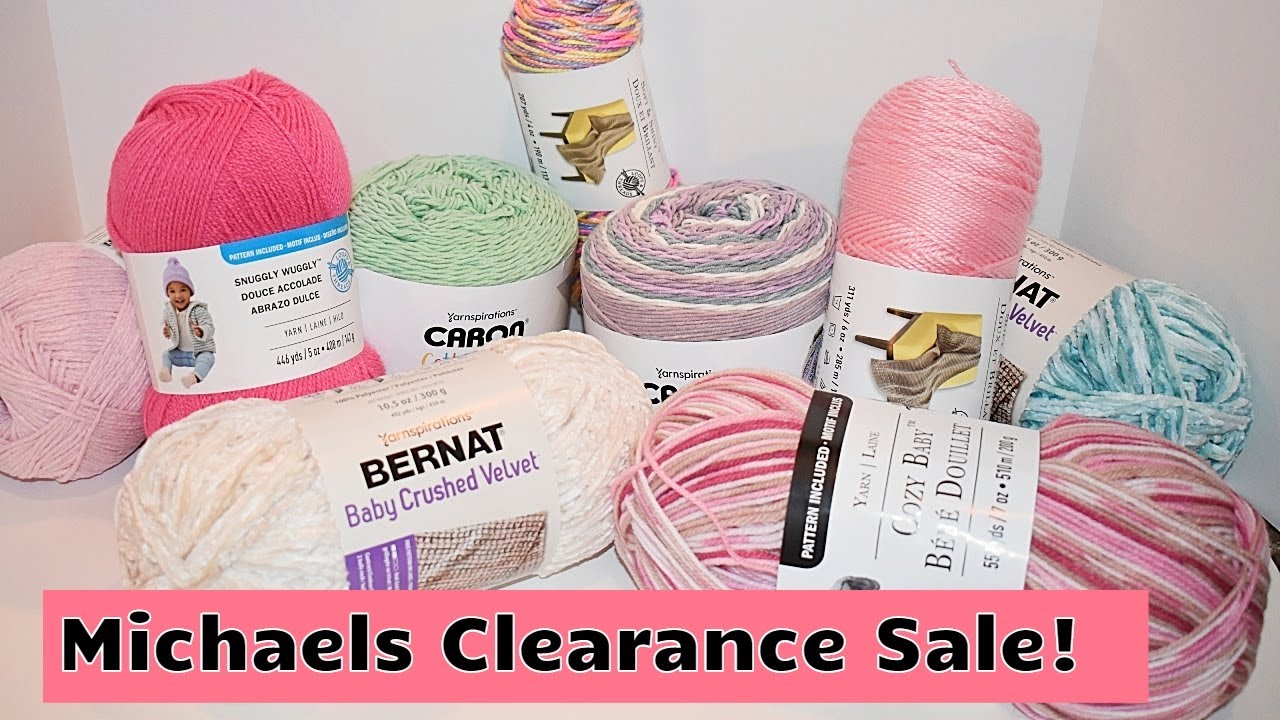 Michael's Yarn Sale Review & Unboxing Yarn & Giveaway! (Ends July 26 th) 