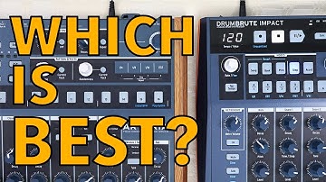 DRUMBRUTE IMPACT VS ORIGINAL DRUMBRUTE - Side by side comparison & sound demo