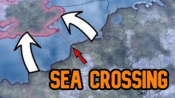 What If There Was A Sea Crossing Between UK and France? | HOI4 Timelapse