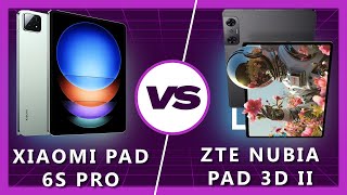 ZTE nubia Pad 3D II vs Xiaomi Pad 6s Pro: 3D Display vs. Pro Power