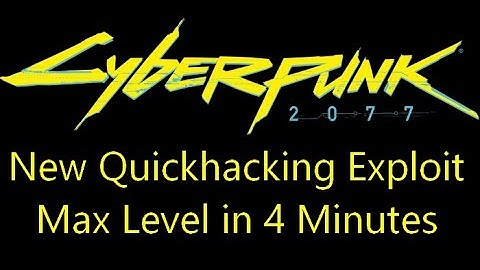 New Cyberpunk 2077 Quickhacking XP Exploit (7,000,000 XP per hour)