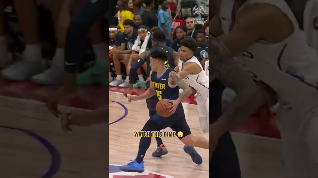 K.J. out here threading 🧵 #denvernuggets #nba #summerleague