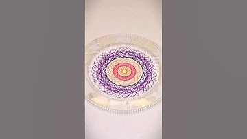 How Many Colors I Used?  #satisfying #asmr #spirograph #shorts