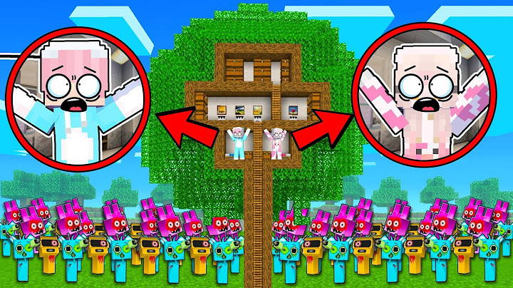 MOMON BANGUN RUMAH POHON PALING AMAN DARI KEJARAN MONSTER SPRUNKI APOCALYPSE  @BANGJBLOX