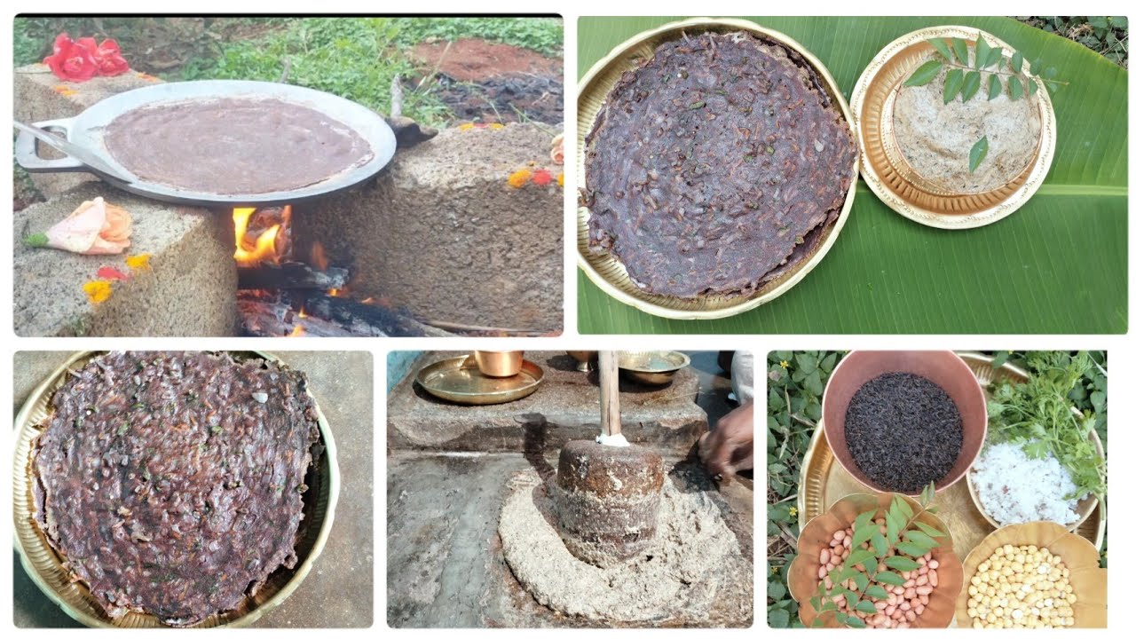 ಆರೋಗ್ಯಕರವಾದ ರಾಗಿ ರೊಟ್ಟಿ ಹುಚ್ಚೆಳ್ಳು ಚಟ್ನಿ ಮಾಡುವ ವಿಧಾನ healthy ragi roti ...