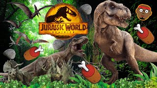 Jurassic World Fun Run | Dinosaur Brain Break | Kids Movement Activity | PhonicsMan Fitness