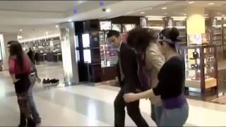 Flashmob Beirut airport Duty Free رقص هوارة في مطاربيروت