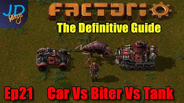 Factorio 1.0 De definitieve gids Ep21 ⚙️ Auto vs. Biter vs. Tank ⚙️ Gids voor nieuwe spelers