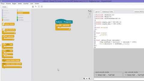 2 - Mblock ile Arduino Programlama - Mblock Programına Genel Bakış