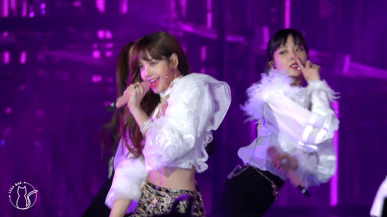 171225 가요대전 BLACKPINK 블랙핑크 리사 LISA So Hot Fancam