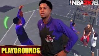 NBA 2K18 Playgrounds: Sharpshooting Shot Creator Green For Days! Getting Carried!