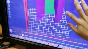 A very futuristic piece of 3d model made by 3d Slash software.