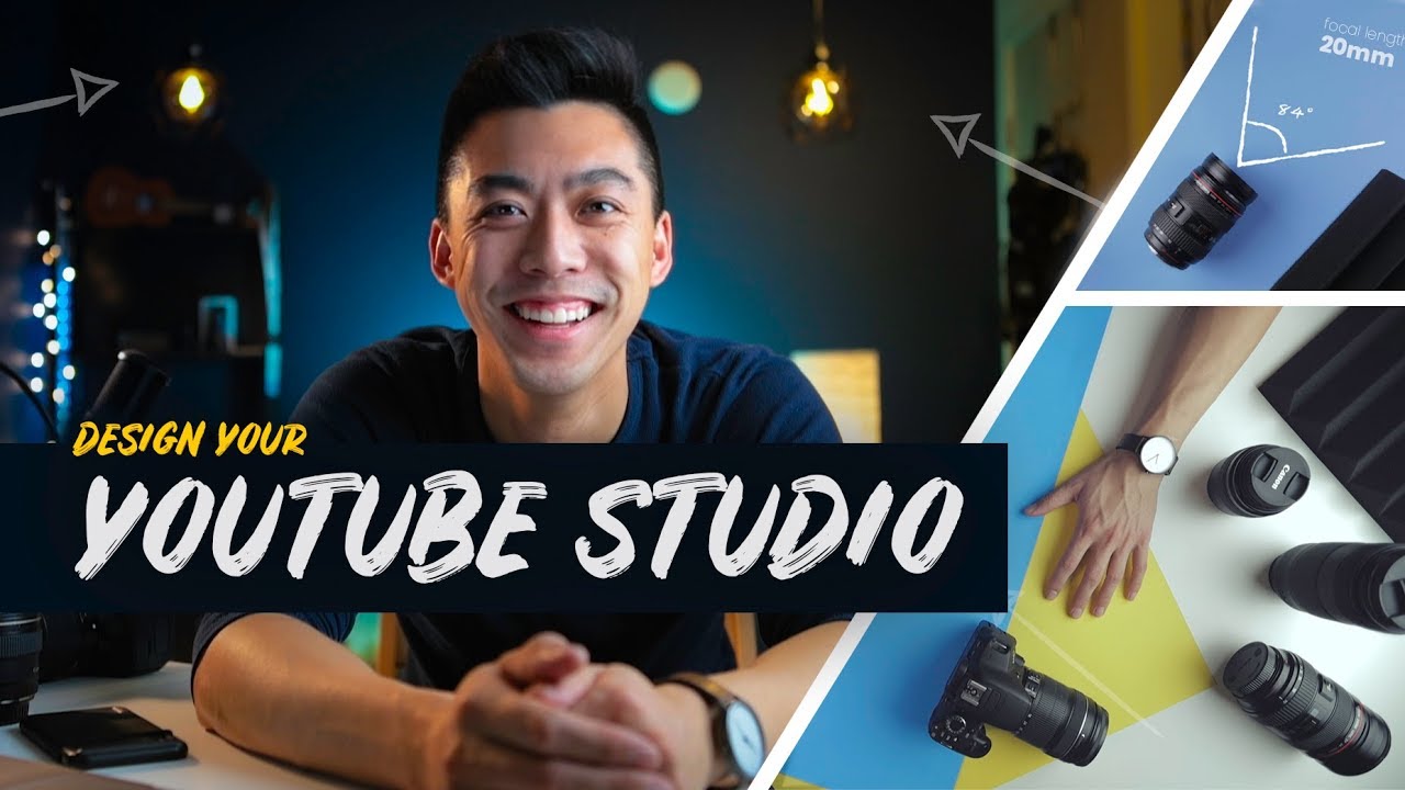 ⁣How to design a YouTube STUDIO // Camera Placement, Color Theory, Lighting, etc.