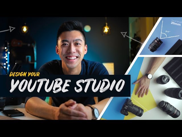 How to design a YouTube STUDIO // Camera Placement, Color Theory, Lighting, etc. class=