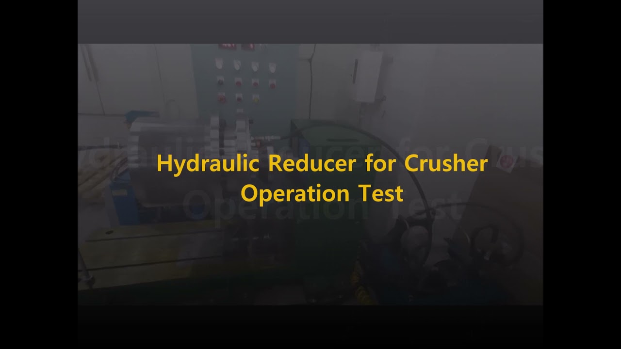 [유한이엔에스 YoohanENS Co., Ltd.]파쇄기용 유압 감속기 테스트 Hydraulic Reducer for Crusher Operation Test