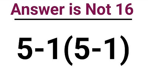 Try Solving This Tricky Math Expression!