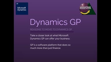 Reasons to Move to Microsoft Dynamics GP
