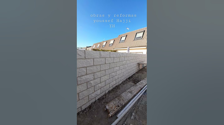 obras y reformas youssef Hajji YH. colección de bloque de cemento 🧱🏗🔴