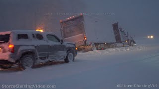 Lake Effect Winter Storm Whiteout Buries Redfield, NY - 1/10/2022