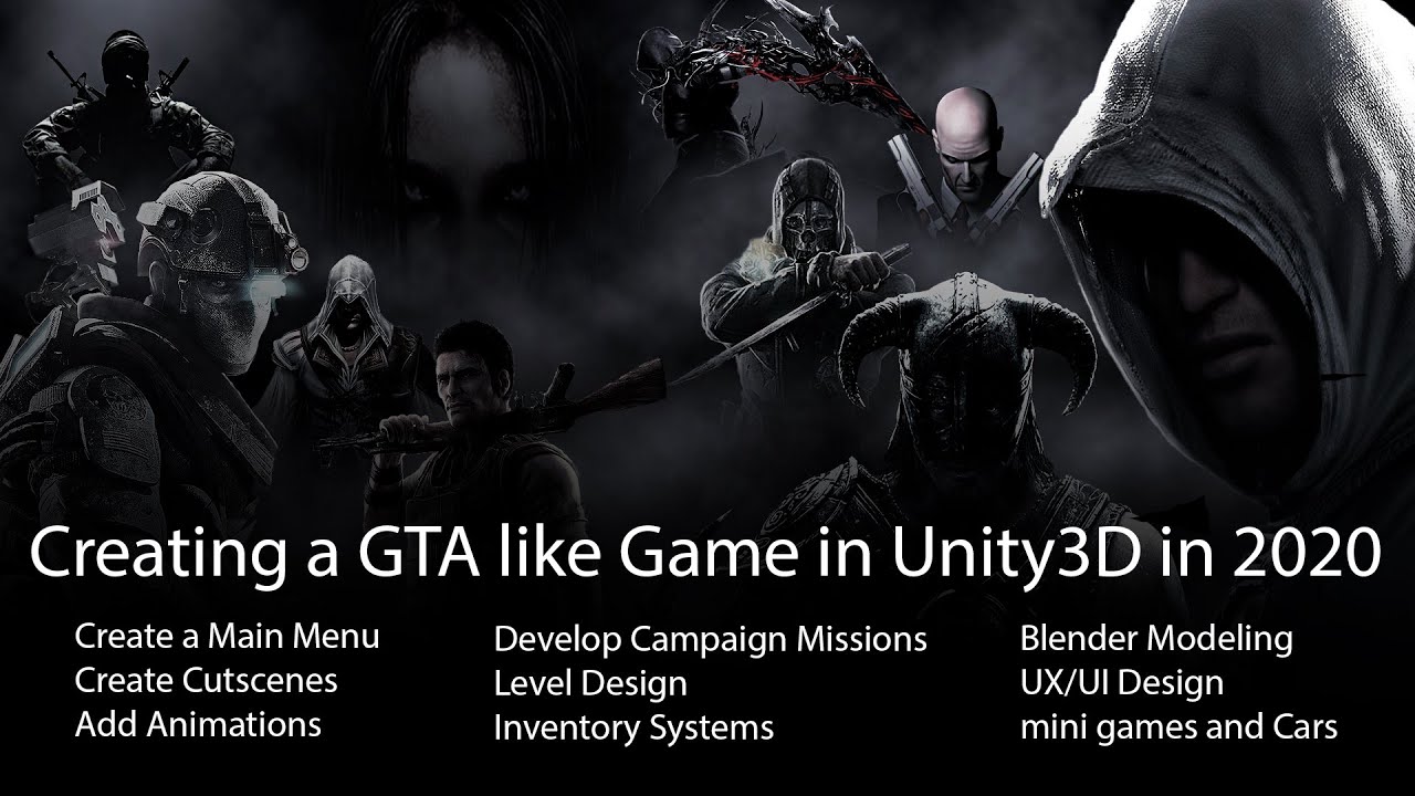 How to make a gta game in Unity 2020 - YouTube