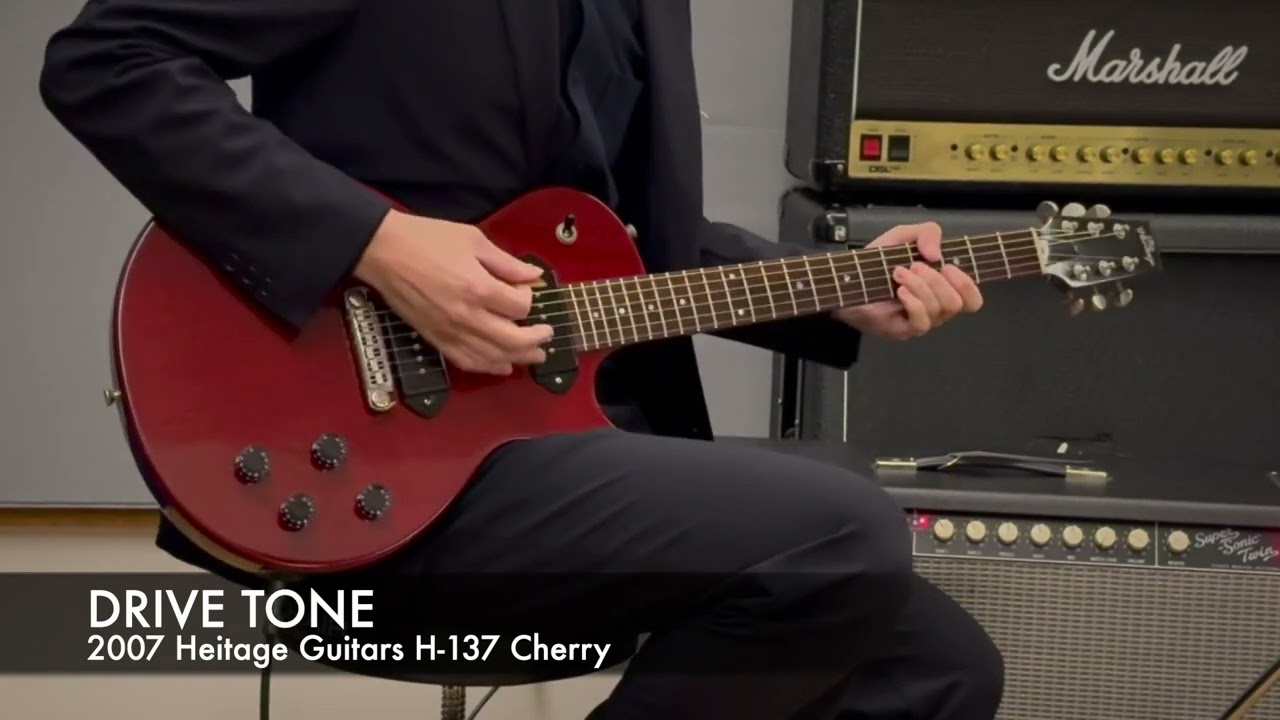 2007 Heritage Guitars H-137 Cherry - YouTube