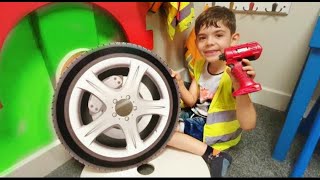 Wheel Fell Off Garage Repair / Kids Song