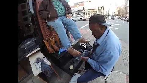 Raymond, The Singing Shoeshine Man From Little Roc...