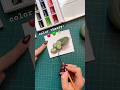 watercolor color theory | color theory cucumber 🥒 #watercolor #painting #colortheory