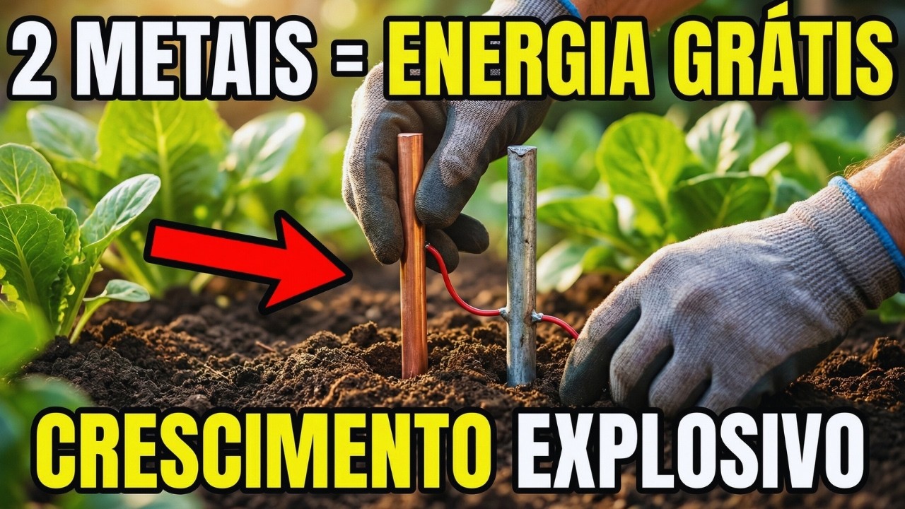 Conectar Dois Metais Dobra O Crescimento Das Plantas — O Segredo Da 