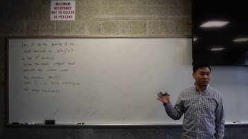 Find the volume under the surface polar integration