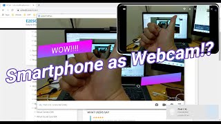 How to make smartphone as webcam using iVCam (USB connection)