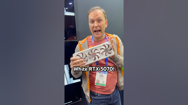 White RTX 5070!! First look CES 2025 Gigabyte OC ICE RTX 5070