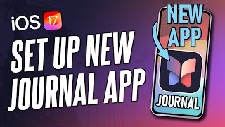 The JOURNAL APP is HERE! How to Set up & Use Journal on iPhone (iOS 17) screenshot 5