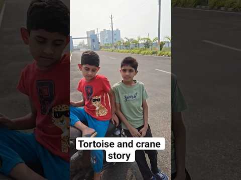 Story pf tortoise and crane,  Kids story in telugu.  Focus on your goals and dont bother others.