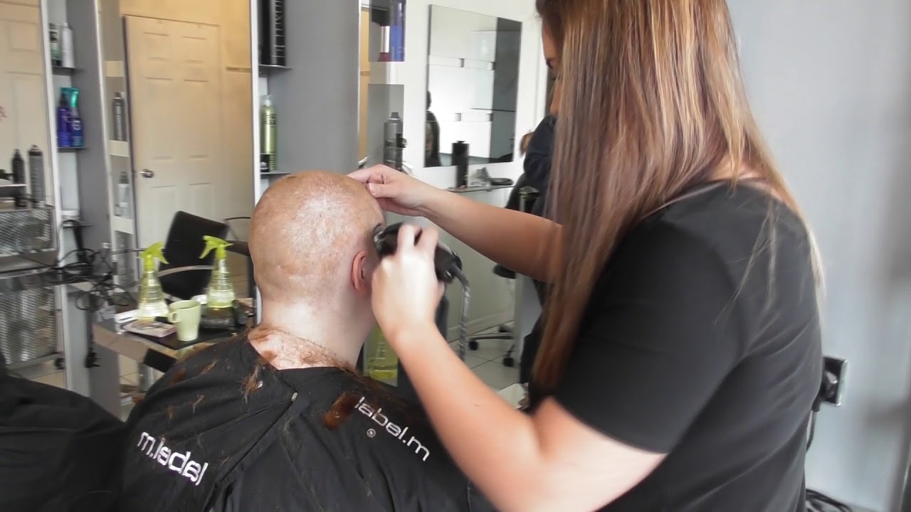 Laura's MND Head Shave