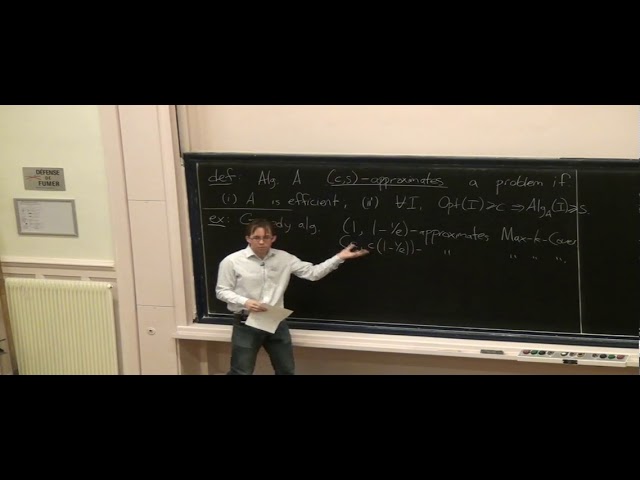Ryan O'Donnell tutorial on Hardess of Approximation - Part 1