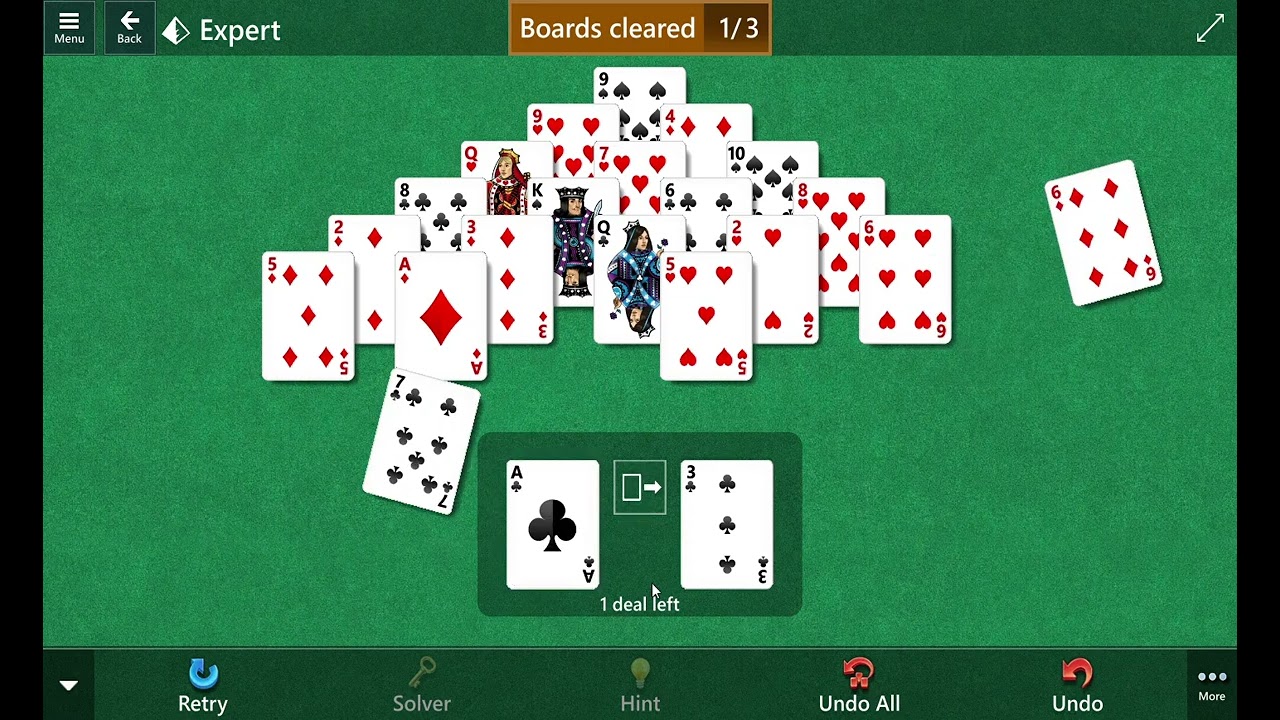 Solitaire Star Club 25th Anniversery Tournament Semi Finals Pyramid Expert