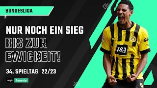 Finale in der Bundesliga ⚽ Tipps & Prognosen zum 34. Spieltag