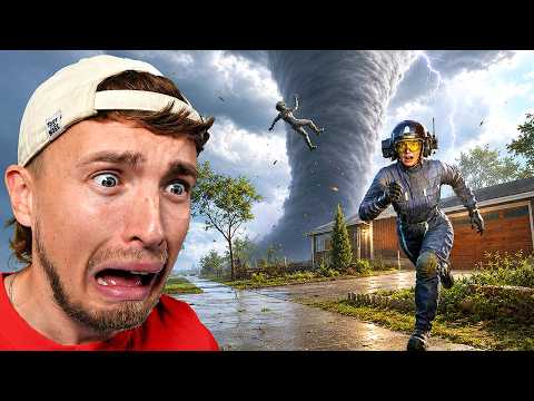 We Tried to Escape the Biggest TORNADO in Funnel Runners