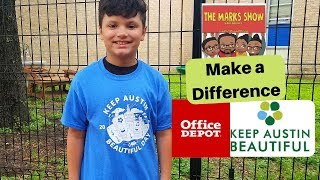 Office Depot x Keep Austin Beautiful = Make a Difference