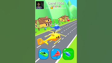 Shape-shifting Funny Race Gameplay new hyper casual game Level-1864 #shorts #gameplay #shapeshifting