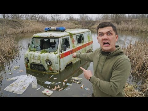 Bataklıkta Ambulans Bulduk! Oraya Nasıl Girmiş?