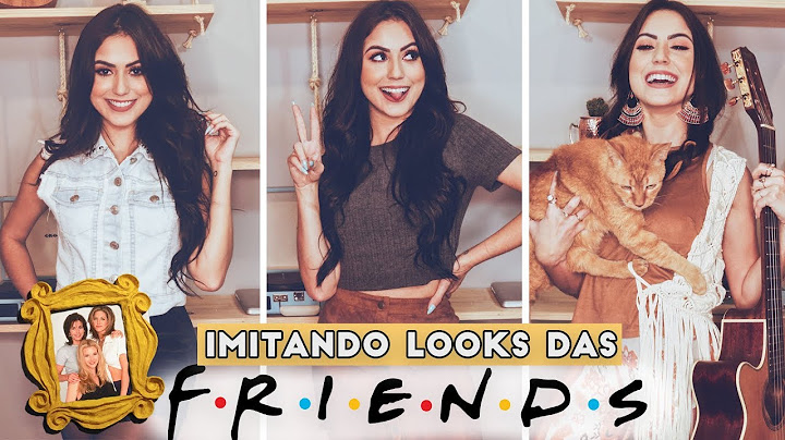 COPIANDO OS LOOKS DE FRIENDS! RACHEL, PHOEBE & MONICA 90's
