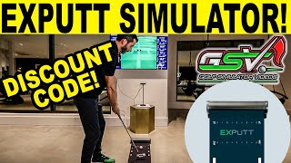 EXPUTT PUTTING SIMULATOR - How to Setup & Quick Review + COUPON CODE!