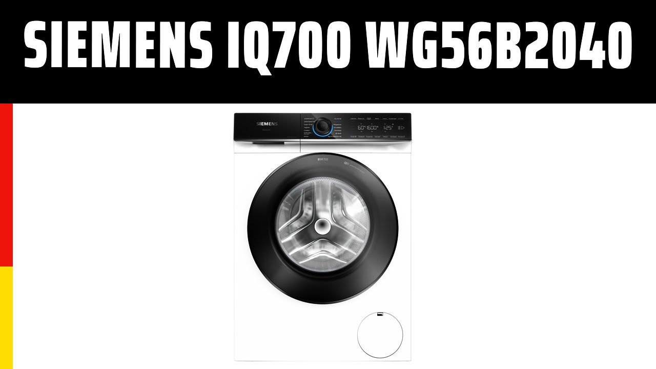 Waschmaschine Siemens iQ700 WG56B2040 | Test | Deutsch