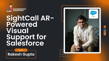 SightCall AR-Powered Visual Support for Salesforce