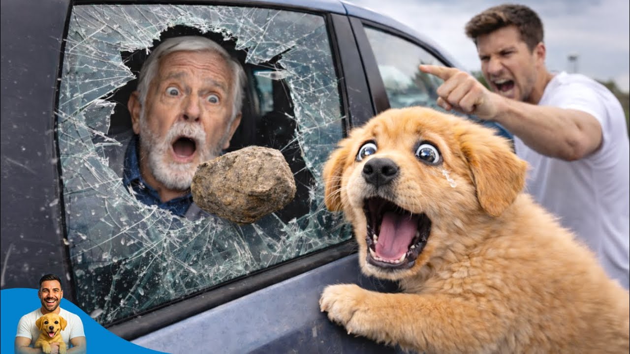 Misunderstood Puppy Did the Impossible to Save an Old Man Trapped Inside a Car 